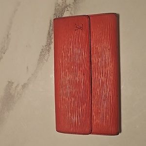 Red LV wallet!